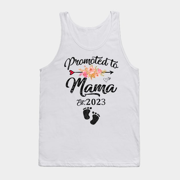 promoted to mama est 2023 Tank Top by Leosit